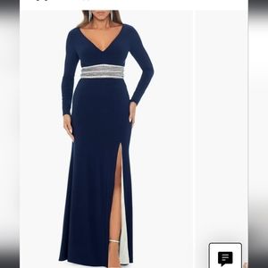 Xscape Navy blue dress
